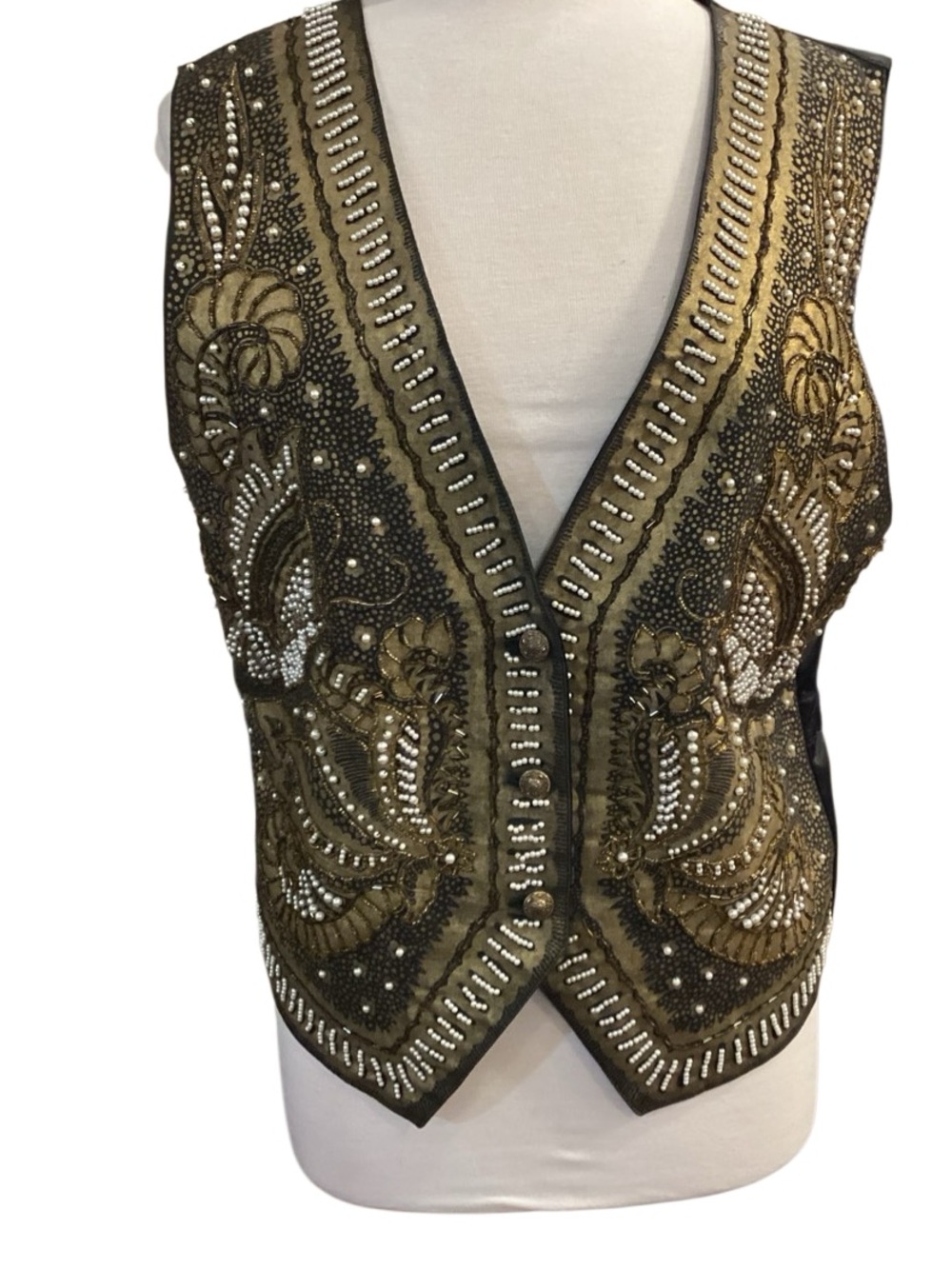 Bali Chic Beaded Vest One Size